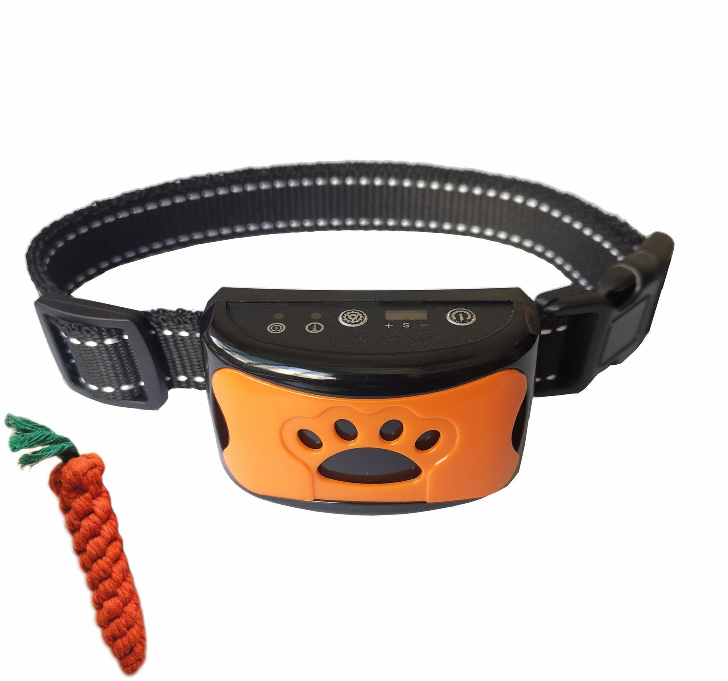 Collar de entrenamiento para perros, eléctrico, resistente al agua, Control remoto, recargable, entrenador para perros, supresor de ladridos con sonido de vibración de choque