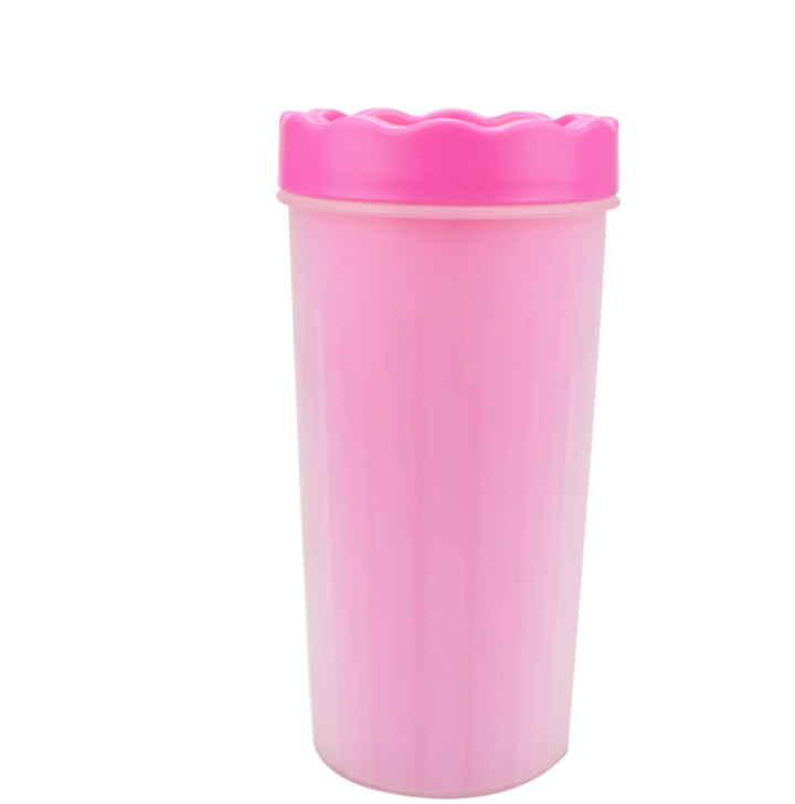 Tasse de rondelle de patte de chien en silicone