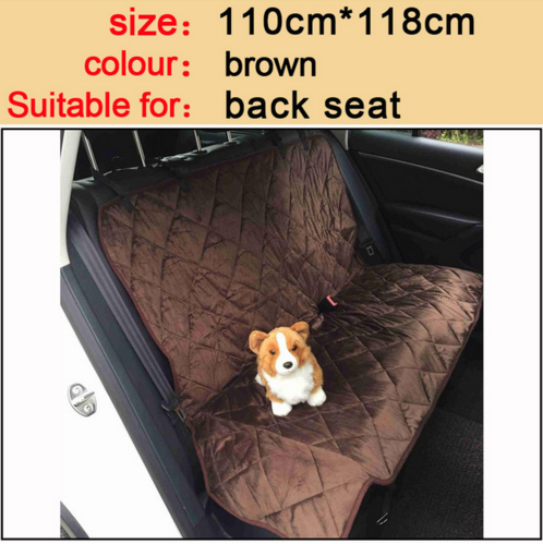 Protector impermeable para asiento de coche para perros, estera de viaje para perros, transportador de malla para perros, hamaca para coche, Protector de cojín con cremallera y bolsillo