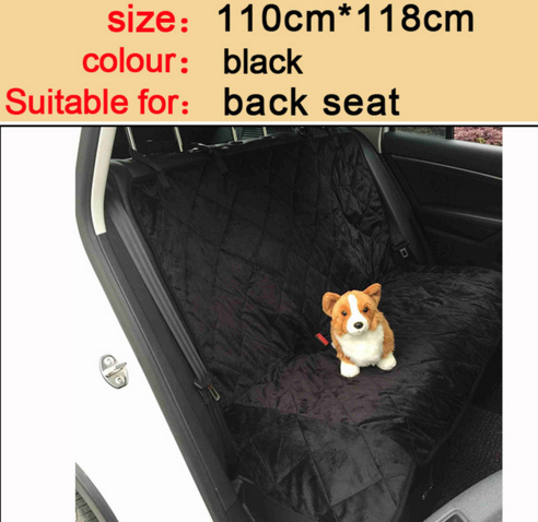 Housse de siège de voiture imperméable pour chien, tapis de voyage en maille pour chien, protection de coussin de hamac de voiture avec fermeture éclair et poche