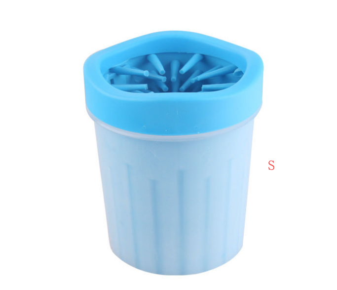 Tasse de rondelle de patte de chien en silicone