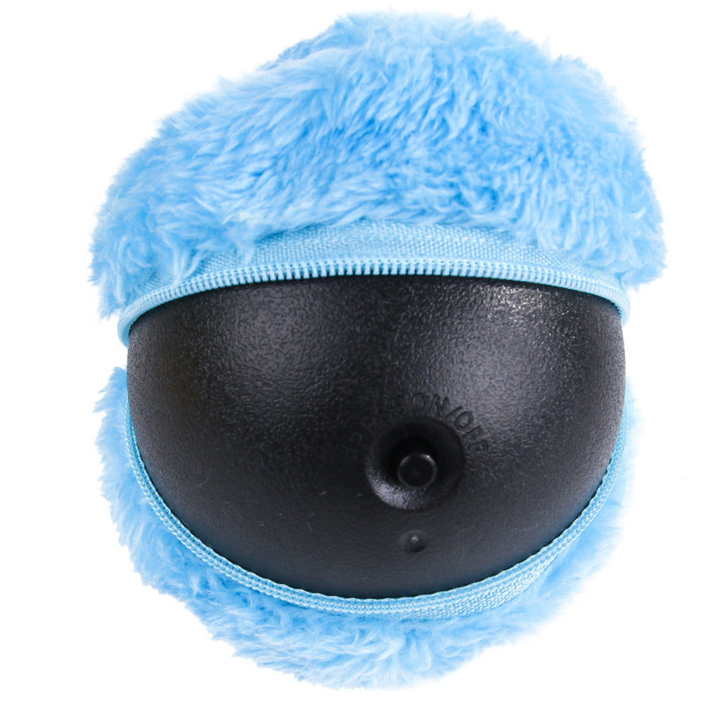 Boule à roulettes magique à Activation automatique, jouet interactif pour chien et chat, en peluche à mâcher amusante, électrique, jouet pour animaux de compagnie