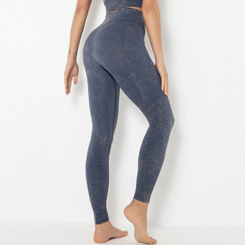 Vêtements de Yoga montrant les hanches, pantalons de sport et de Fitness pour femmes