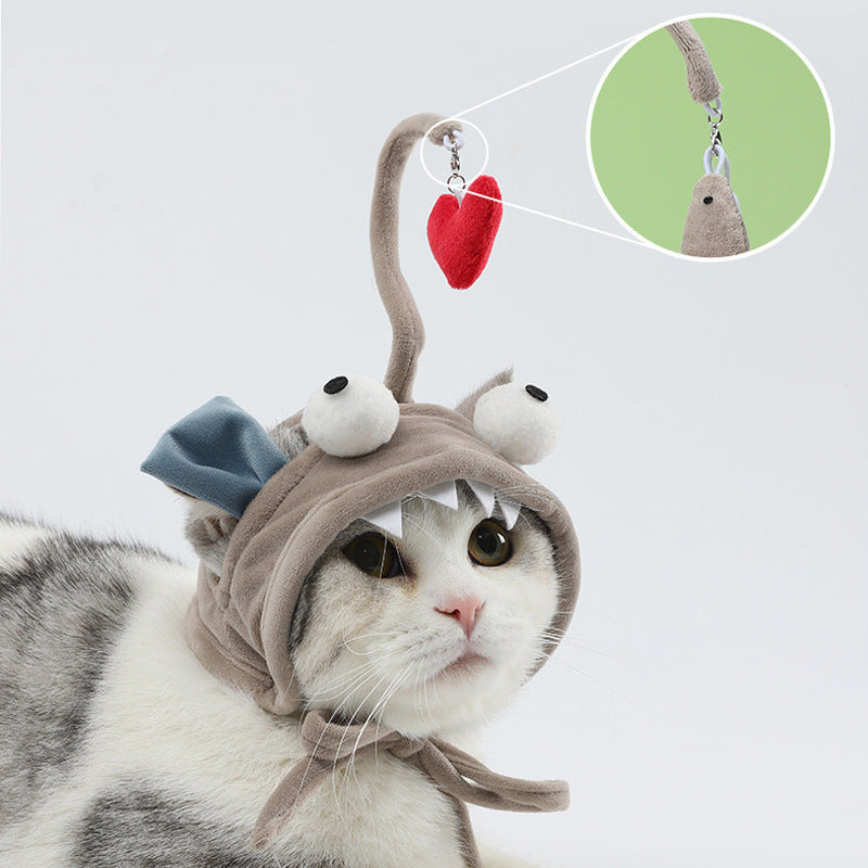 Bâton de chat amusant avec plumes, jouet amusant pour chat, bâton gris à grands yeux, jouets pour animaux de compagnie, produits pour animaux de compagnie, nouvelle collection