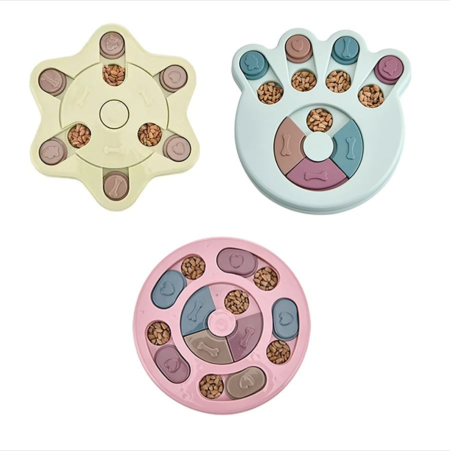 Jouets Puzzle pour chiens, augmentation du qi interactif, distribution lente, alimentation, jeux d'entraînement pour chiens, mangeoire pour petits et moyens chiens, jouet d'entraînement pour animaux de compagnie