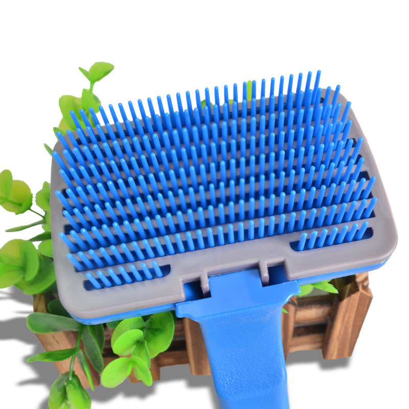 Brosse pour animaux de compagnie, peigne pour chiots, chiens et chats, peignes autonettoyants, tondeuse à cheveux, outils de toilettage pour chiens et animaux, fournitures de nettoyage pour animaux de compagnie 