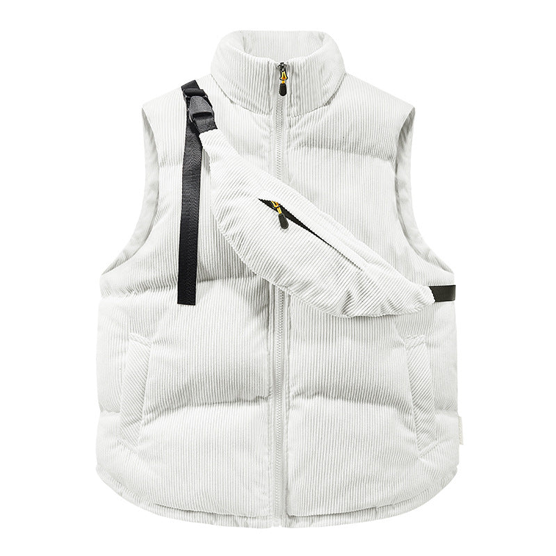 Gilet chaud décontracté en duvet, manteau rembourré en coton