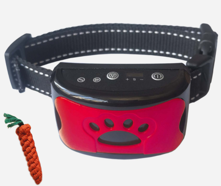 Collier d'entraînement pour chien, étanche, électrique, télécommande pour animaux de compagnie, Rechargeable, anti-aboiement, avec son de Vibration et de choc