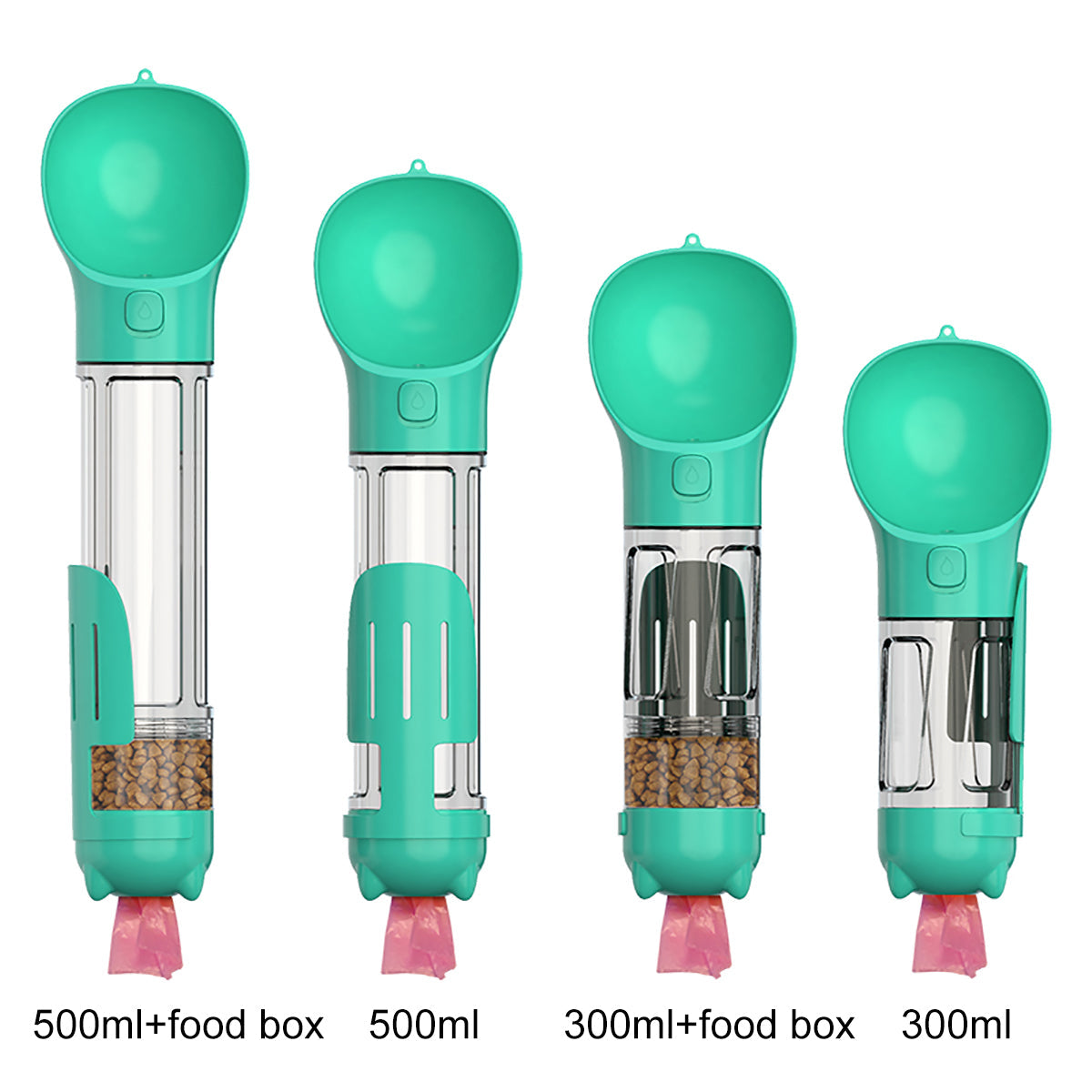 Botella de agua multifuncional para mascotas