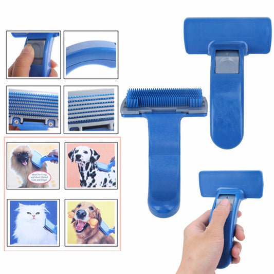 Brosse pour animaux de compagnie, peigne pour chiots, chiens et chats, peignes autonettoyants, tondeuse à cheveux, outils de toilettage pour chiens et animaux, fournitures de nettoyage pour animaux de compagnie 