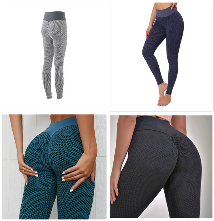 Leggings à carreaux Fitness pantalons de Yoga femmes sans couture taille haute Leggings respirant salle de sport