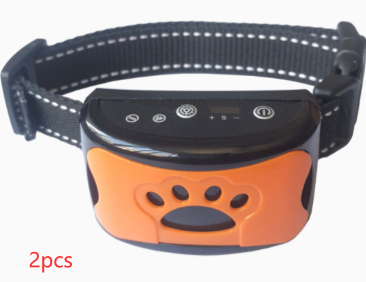 Collar de entrenamiento para perros, eléctrico, resistente al agua, Control remoto, recargable, entrenador para perros, supresor de ladridos con sonido de vibración de choque