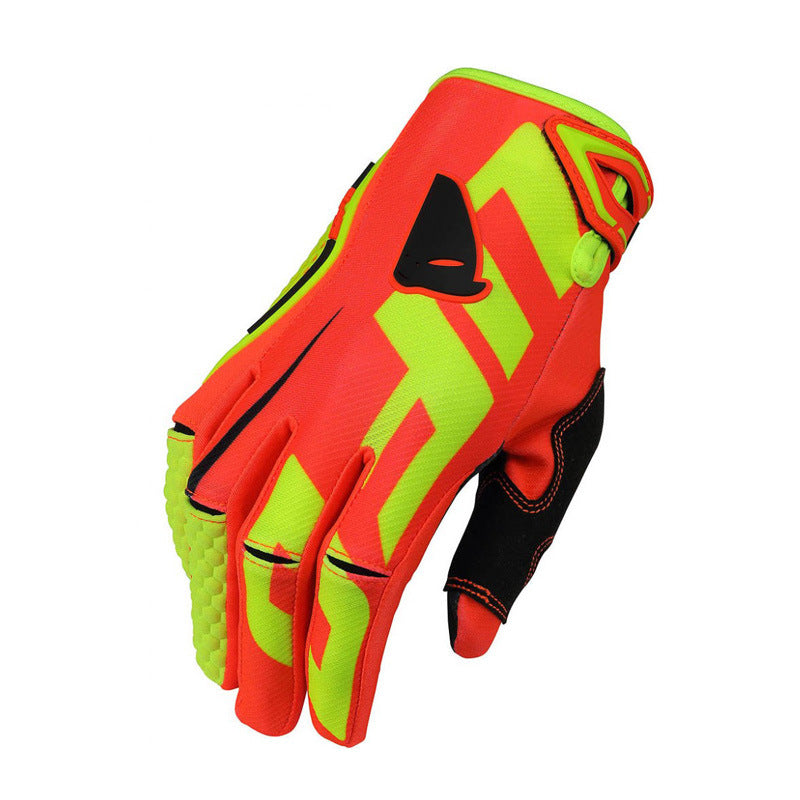 Guantes para motocicleta, ciclismo, todoterreno, guantes transpirables con dedos largos