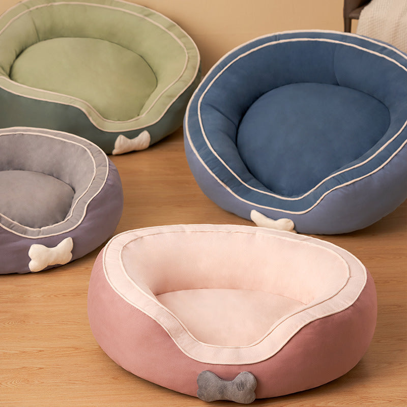 Cama para gatos domésticos, sofá suave, cama cálida para perros, esteras, banco, perrera para dormir para gatos y cachorros, casa para mascotas para gatos pequeños y medianos, suministros para perros mascota