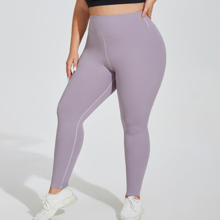 Pantalon de Yoga grande taille, taille haute, levage des hanches, sans couture, sens du nuage, exercice de Fitness pour femmes