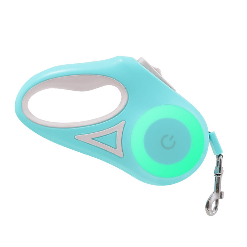 Laisse rétractable pour chien et collier pour chien, projecteur automatique, corde de Traction pour chien et chat, produit pour petits et moyens chiens