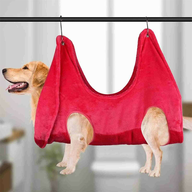 Animal de compagnie chien chat toilettage hamac harnais chien hamac sac de retenue aide respirant chiens toilettage coupe hamac aide chats