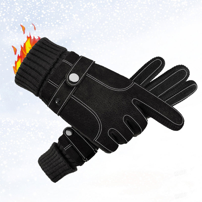 Gants chauds pour hommes, gants à écran tactile d'automne et d'hiver