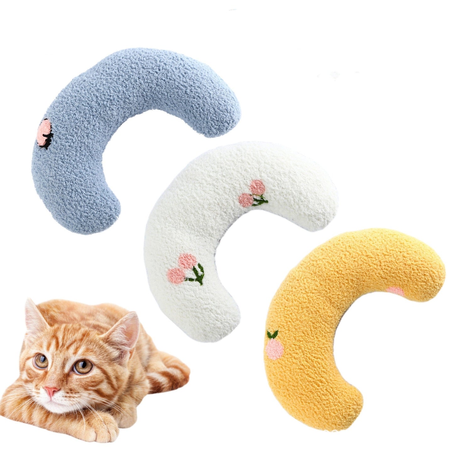 Petit oreiller pour chats, protection du cou à la mode, sommeil profond, chiot, oreiller en forme de U, oreiller pour animaux de compagnie, chaton, appui-tête pour chien, produits pour animaux de compagnie