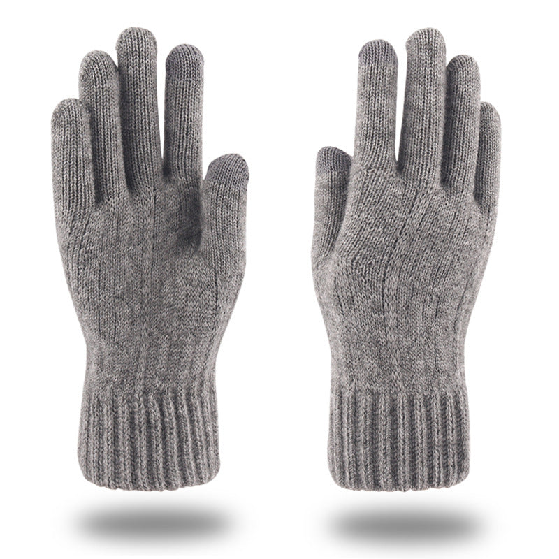 Gants d'hiver pour écran tactile, doigts chauds pour hommes