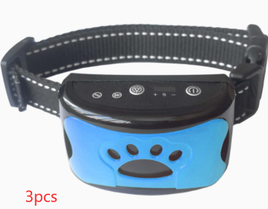 Dog Training Collar Waterproof Electric Pet Remote Control Rechargeable Dogs Trainer Bark Arrester With Shock Vibration Sound