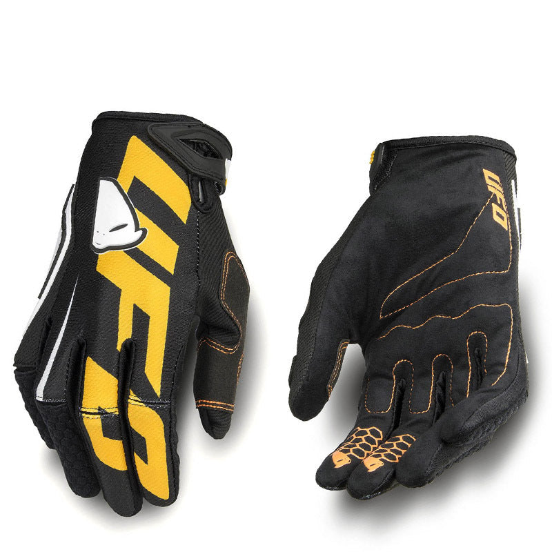 Gants de moto tout-terrain, cyclisme, gants respirants à longs doigts