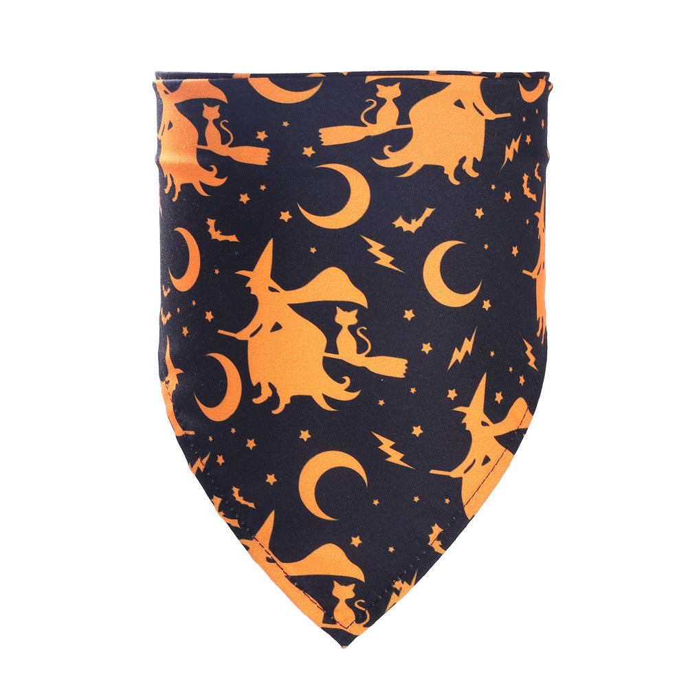 Serviette de salive pour animaux de compagnie d'Halloween