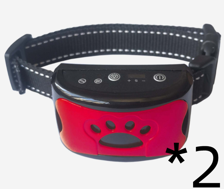 Collier d'entraînement pour chien, étanche, électrique, télécommande pour animaux de compagnie, Rechargeable, anti-aboiement, avec son de Vibration et de choc