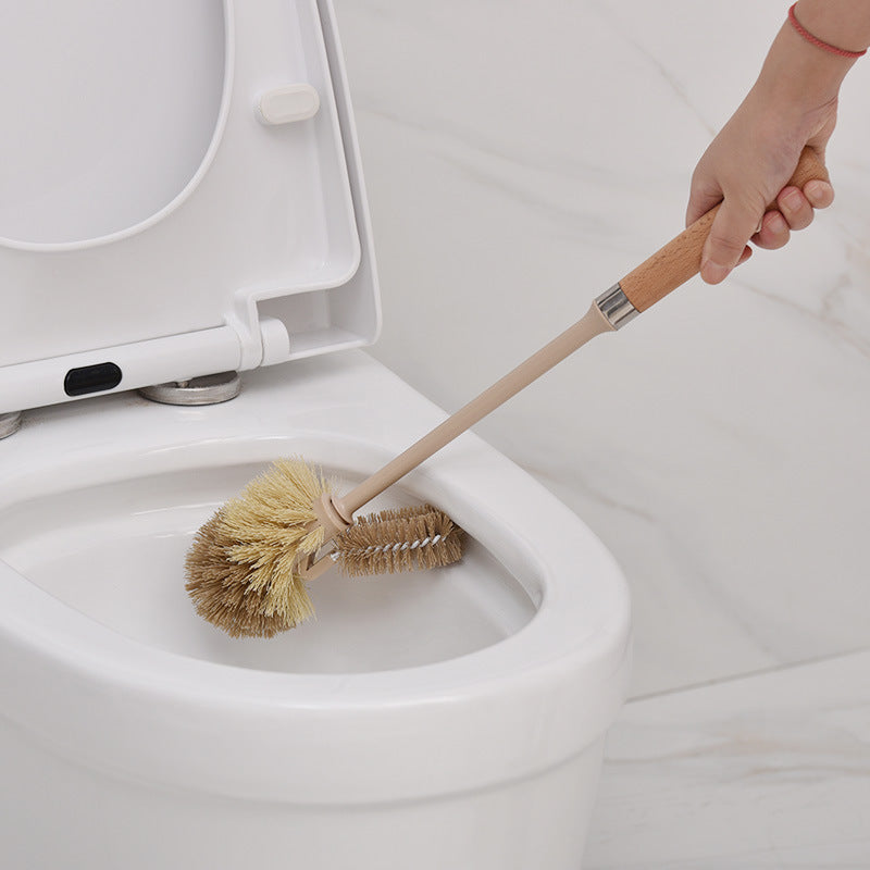 Poignée de ménage en bois brosse de toilette outils de nettoyage brosse de nettoyage de salle de bain brosses de nettoyage de sol de cuisine