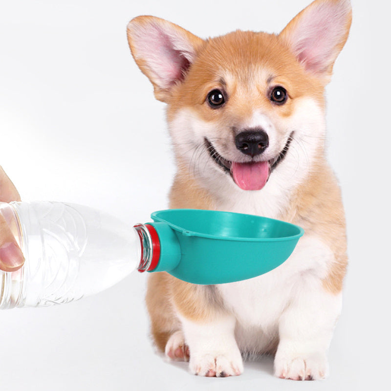 Cuenco portátil para beber para perros, alimentación de agua al aire libre, taza de agua exterior para mascotas, hervidor para perros de razas pequeñas, productos para mascotas