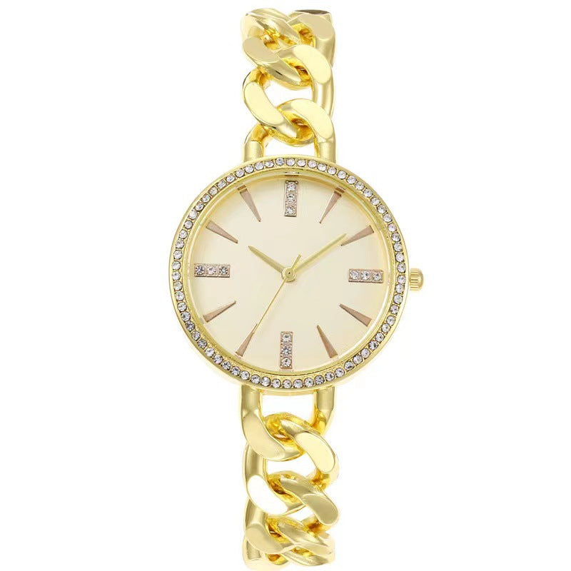 Reloj de pulsera para mujer Reloj de pulsera con correa fina simple