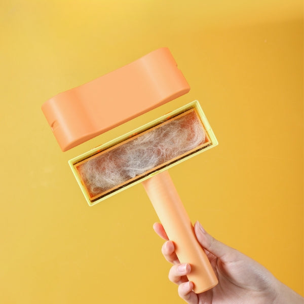 Rouleau dissolvant de poils d'animaux, brosse à peluches, peigne à 2 voies pour chien et chat, outil de nettoyage pratique, Base de brosse en fourrure de chien et de chat, meubles de maison, canapé