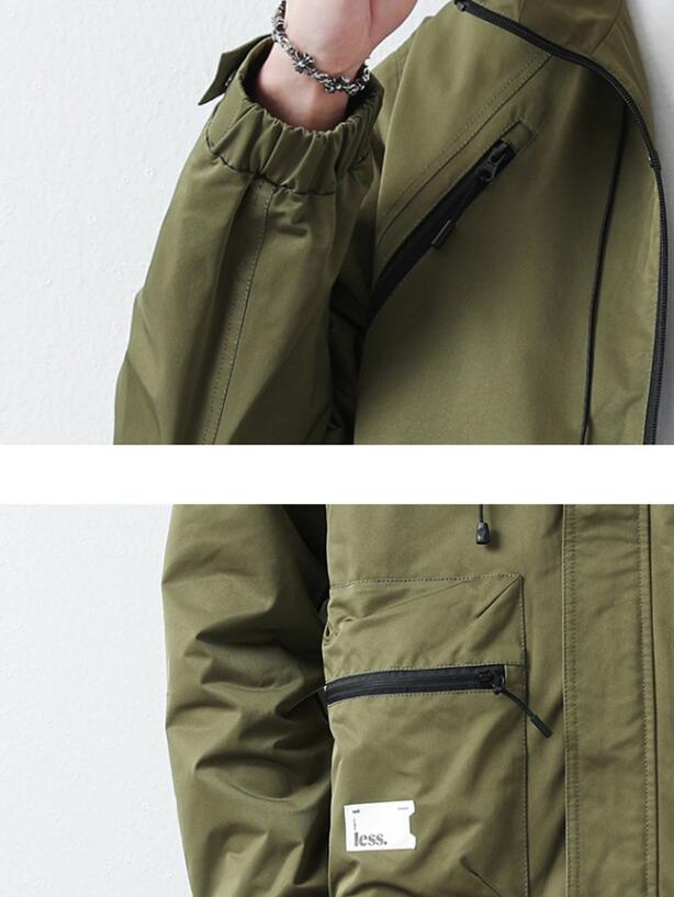 Manteau de veste de travail à capuche pour hommes, nouvelle collection d'automne