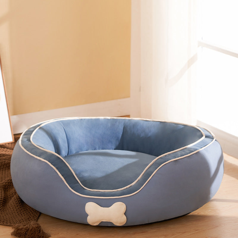 Lit doux pour animaux de compagnie, canapé chaud d'hiver pour chien, banc, niche de sommeil pour chat, chiot, maison pour animaux de compagnie, petit et moyen chat, fournitures pour animaux de compagnie