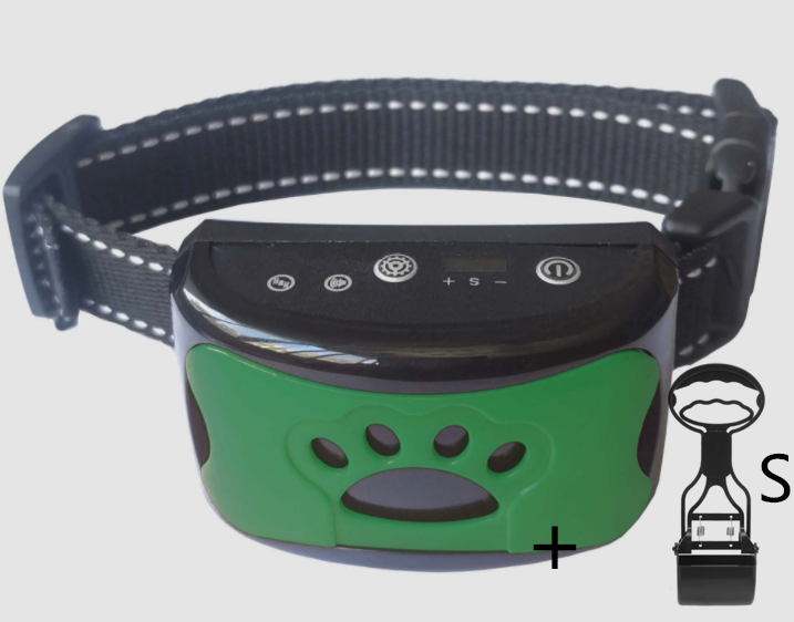 Collar de entrenamiento para perros, eléctrico, resistente al agua, Control remoto, recargable, entrenador para perros, supresor de ladridos con sonido de vibración de choque