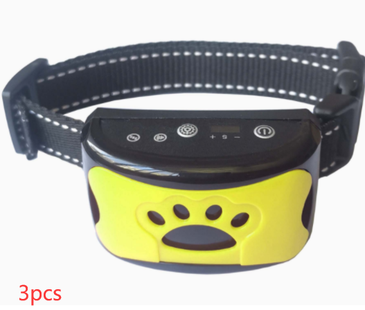 Collier d'entraînement pour chien, étanche, électrique, télécommande pour animaux de compagnie, Rechargeable, anti-aboiement, avec son de Vibration et de choc