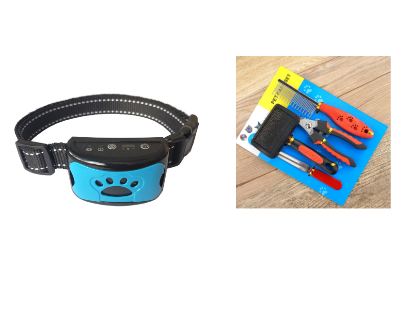 Collier d'entraînement pour chien, étanche, électrique, télécommande pour animaux de compagnie, Rechargeable, anti-aboiement, avec son de Vibration et de choc