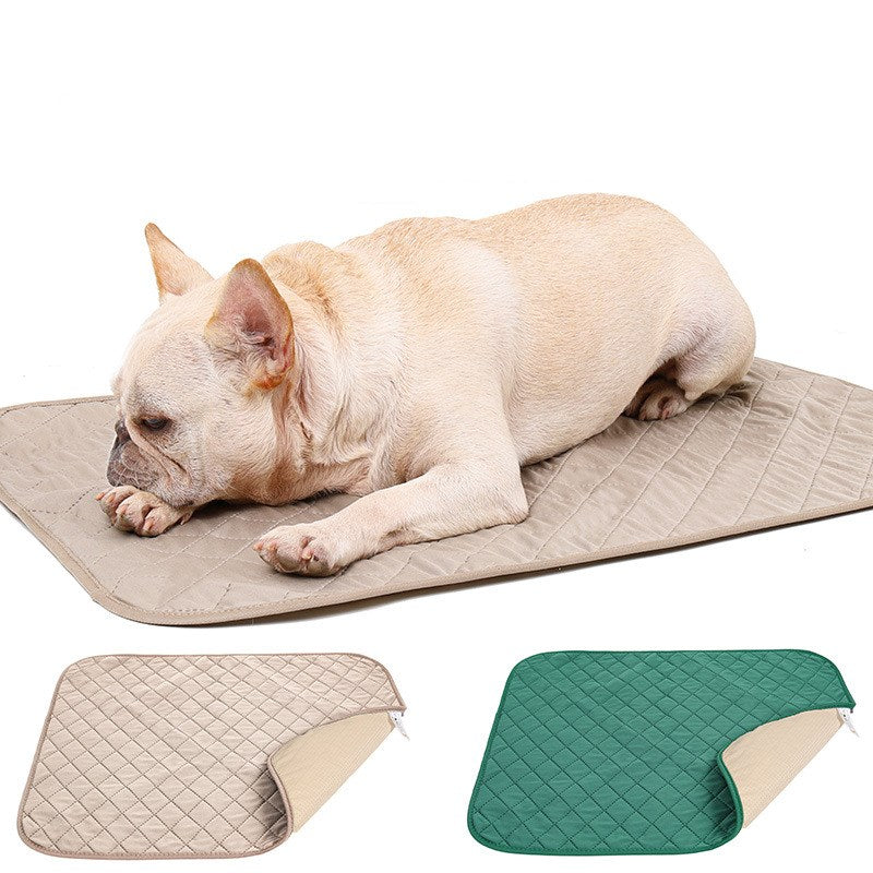 Tapis de chien résistant à l'humidité, déodorant d'entraînement à point fixe en Fiber de bambou naturelle pour animaux de compagnie