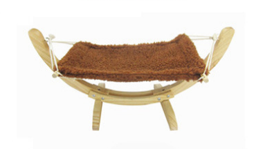 Hamac pour chat, lit en bois, fournitures pour animaux de compagnie