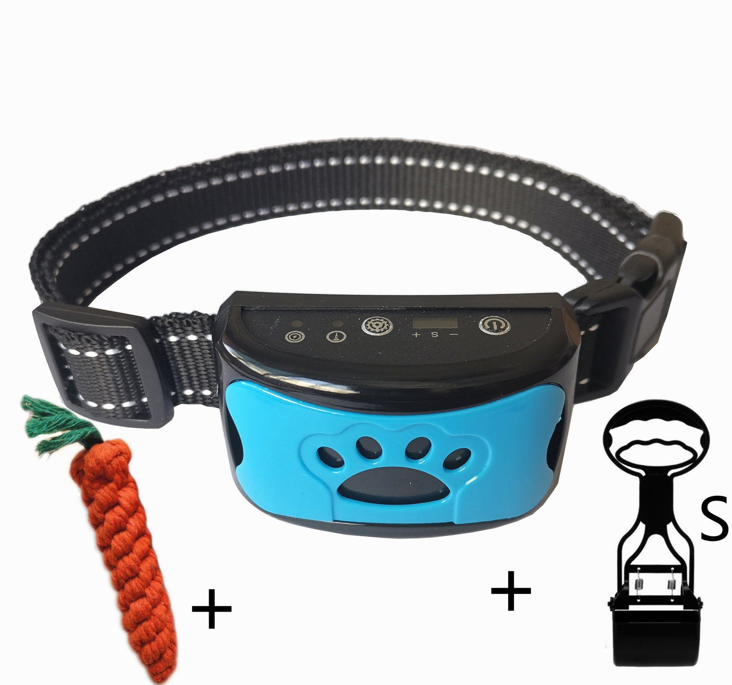 Collier d'entraînement pour chien, étanche, électrique, télécommande pour animaux de compagnie, Rechargeable, anti-aboiement, avec son de Vibration et de choc