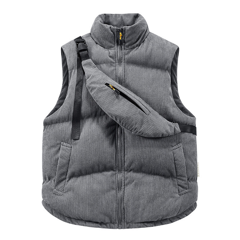 Gilet chaud décontracté en duvet, manteau rembourré en coton