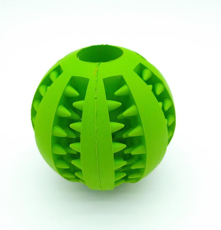 Pet Slow Feeder Dog Toy Cute Funny Rubber Dog Ball Toy