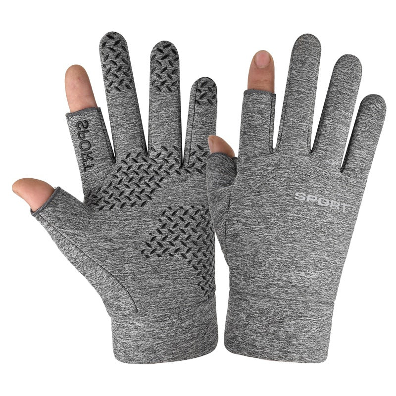 Gants de cyclisme antidérapants, coupe-vent, imperméables, chauds, imperméables, en velours, pour doigts complets