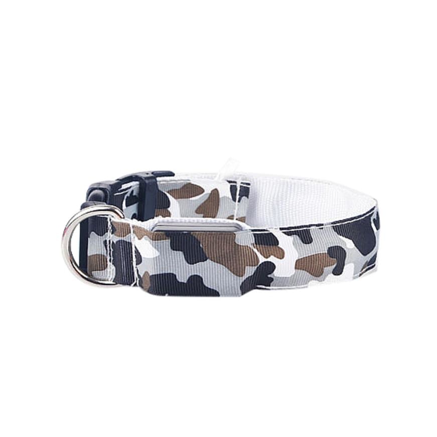 Collier de chien lumineux, fournitures pour animaux de compagnie, Camouflage