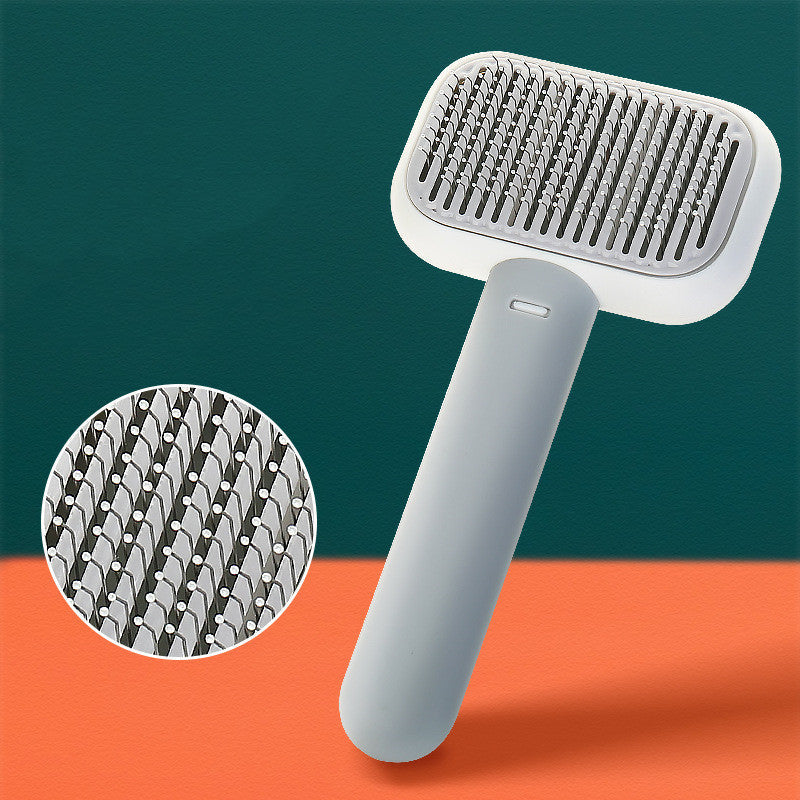 Brosse à cheveux pour animaux de compagnie, chat, chien, peigne de Massage, brosse à nœud ouvert, outil de nettoyage de toilettage, peigne en acier inoxydable, nouvelle collection