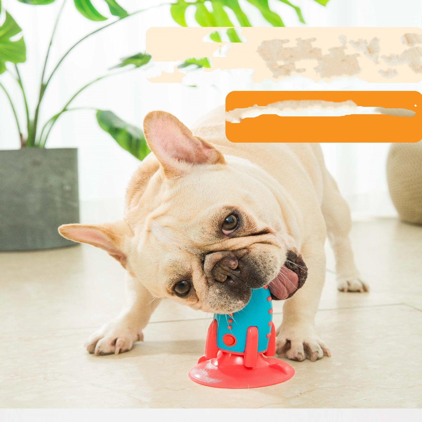 Juguetes para perros Rocket con fugas de comida, juguetes para morder para perros, juguetes para mascotas resistentes a las mordeduras