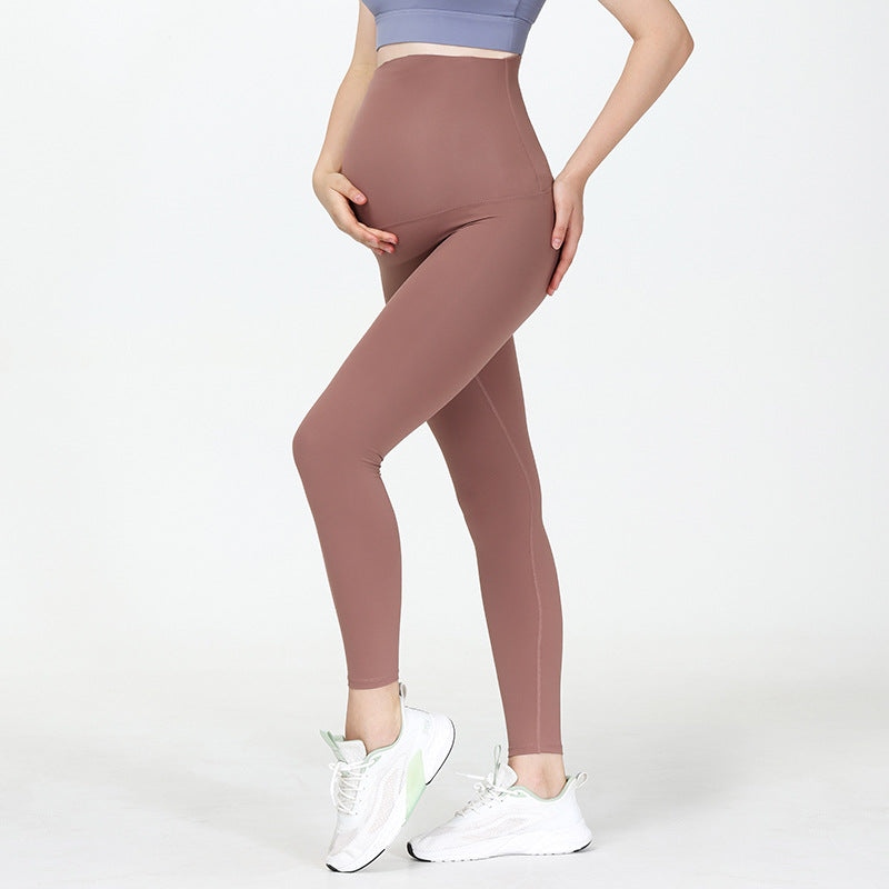 Pantalones de yoga con soporte de cintura alta para mujeres embarazadas