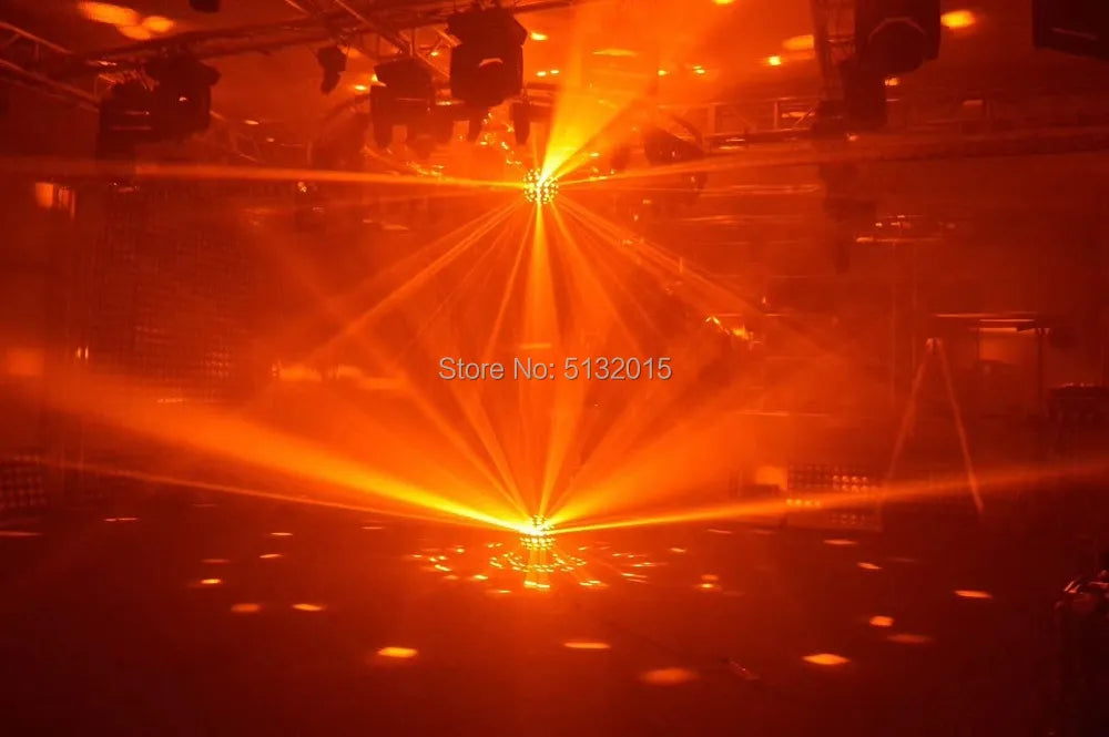 Boule magique LED RGBWA + UV 5x18W, 98 yeux, son Pro, Audio automatique, Dj Disco, fête à domicile, mariage, location, équipement d'effet d'éclairage de scène