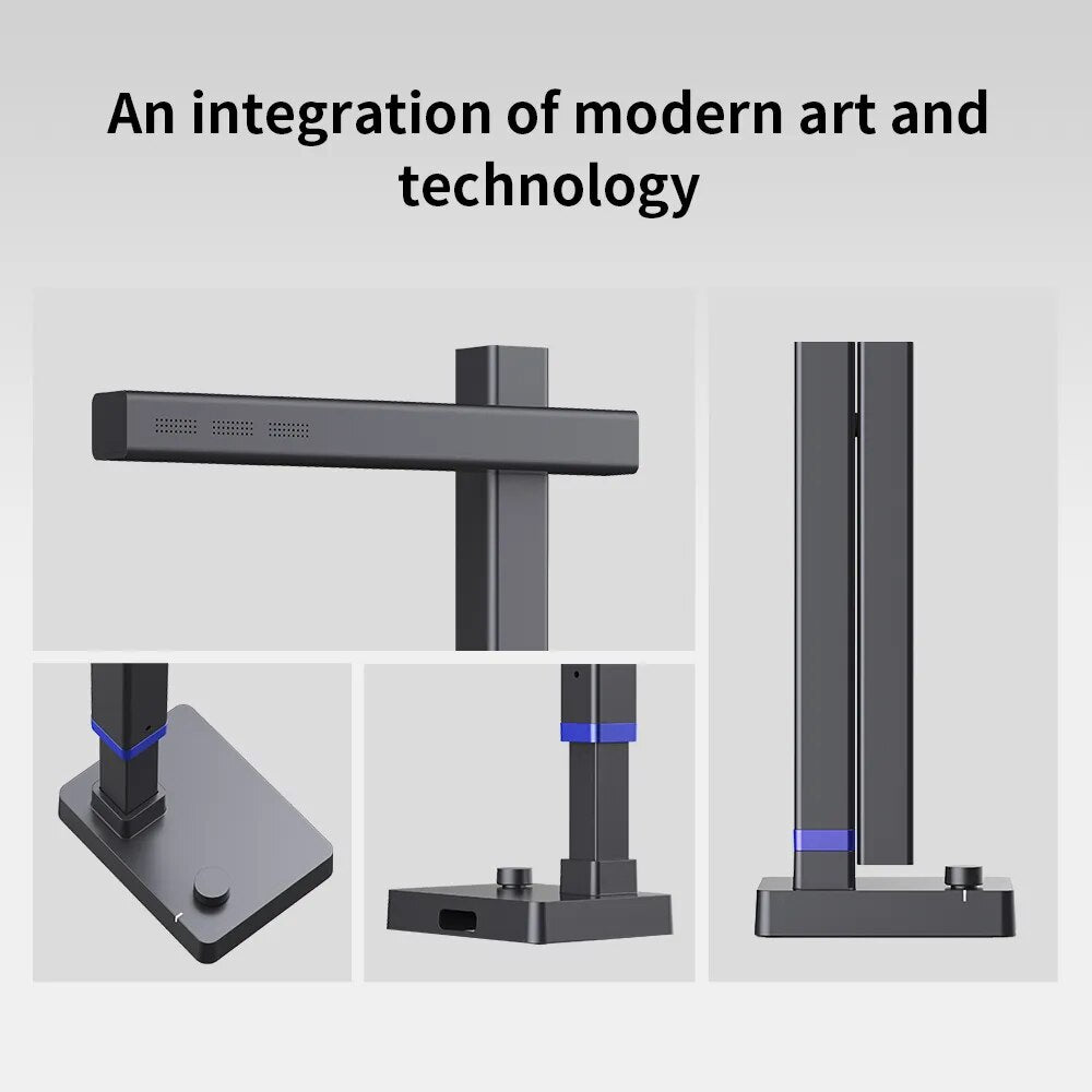 CZUR Shine Ultra Portable 13MP Book Scanner Flatten Curve Technology Capture Max A3 Document Fast Scan for Office Library School