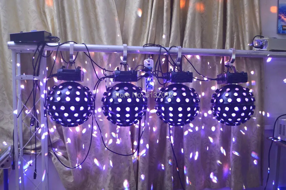 Boule magique LED RGBWA + UV 5x18W, 98 yeux, son Pro, Audio automatique, Dj Disco, fête à domicile, mariage, location, équipement d'effet d'éclairage de scène